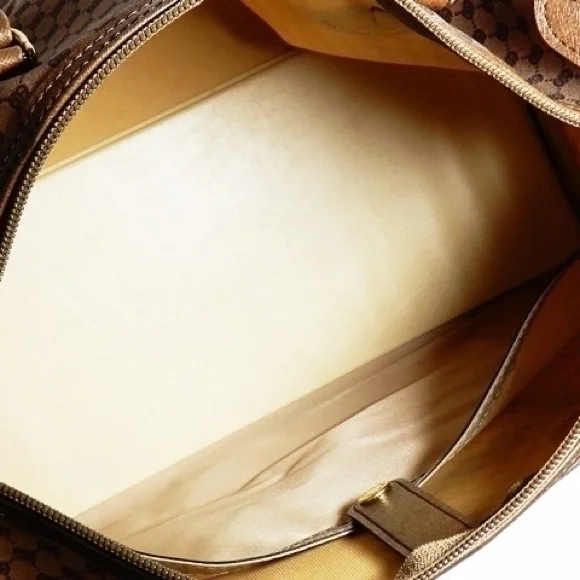 Rockland Signature Print Travel Satchel NWT – Structured Weekender - Picture 5 of 9